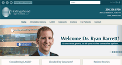 Desktop Screenshot of hollingsheadeyecenter.com
