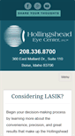 Mobile Screenshot of hollingsheadeyecenter.com